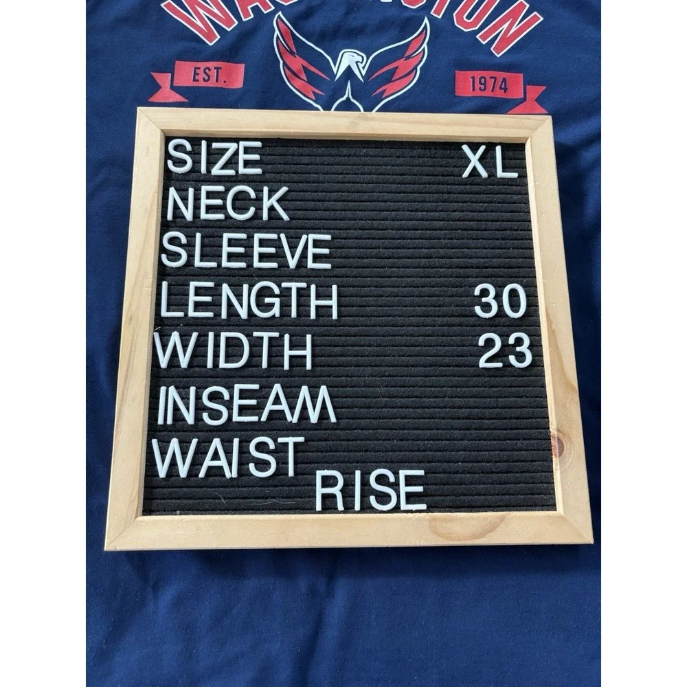 adidas t-shirt size xl washington capitals pullover short sleeves
